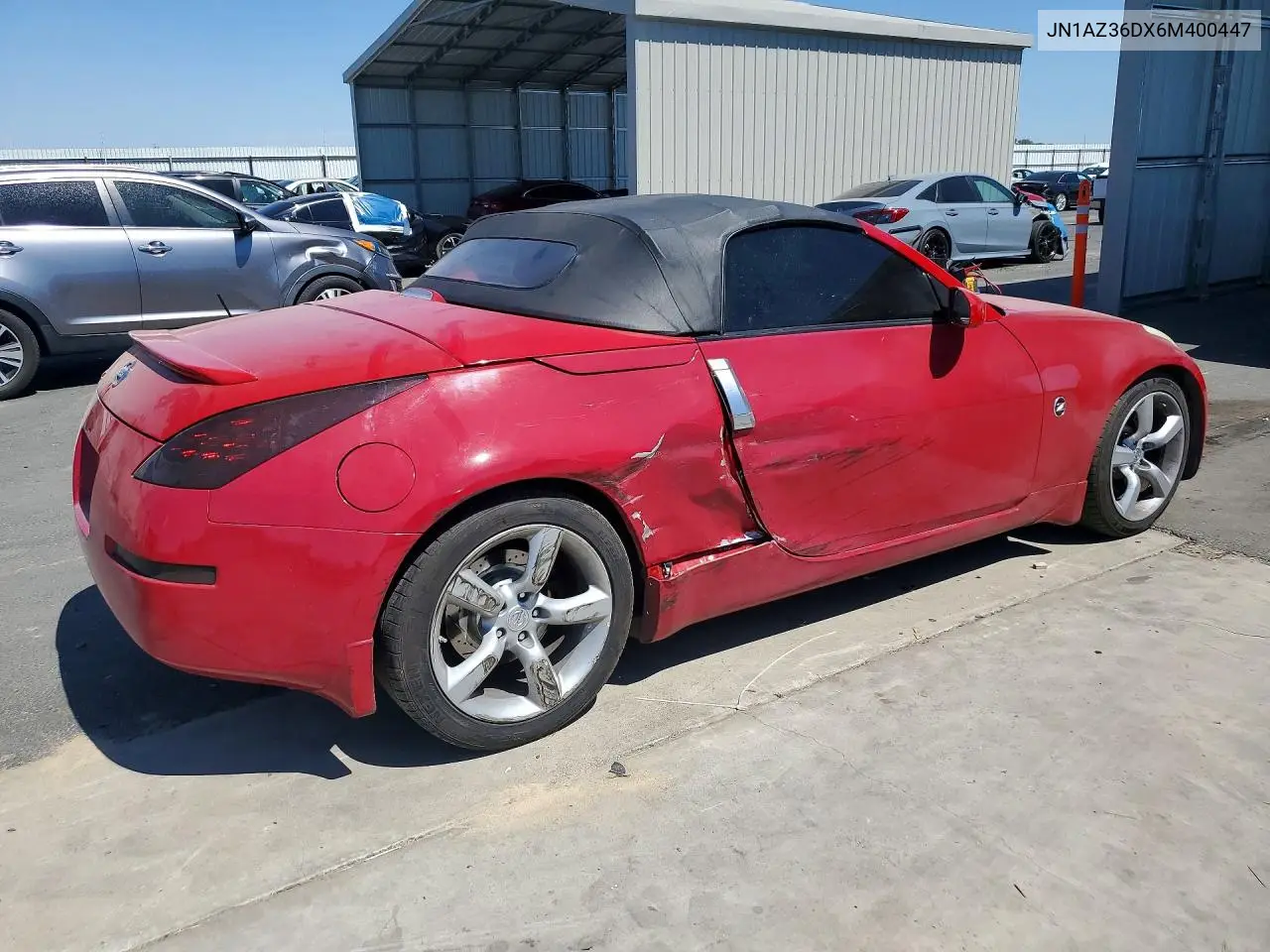 2006 Nissan 350Z Roadster VIN: JN1AZ36DX6M400447 Lot: 57390596