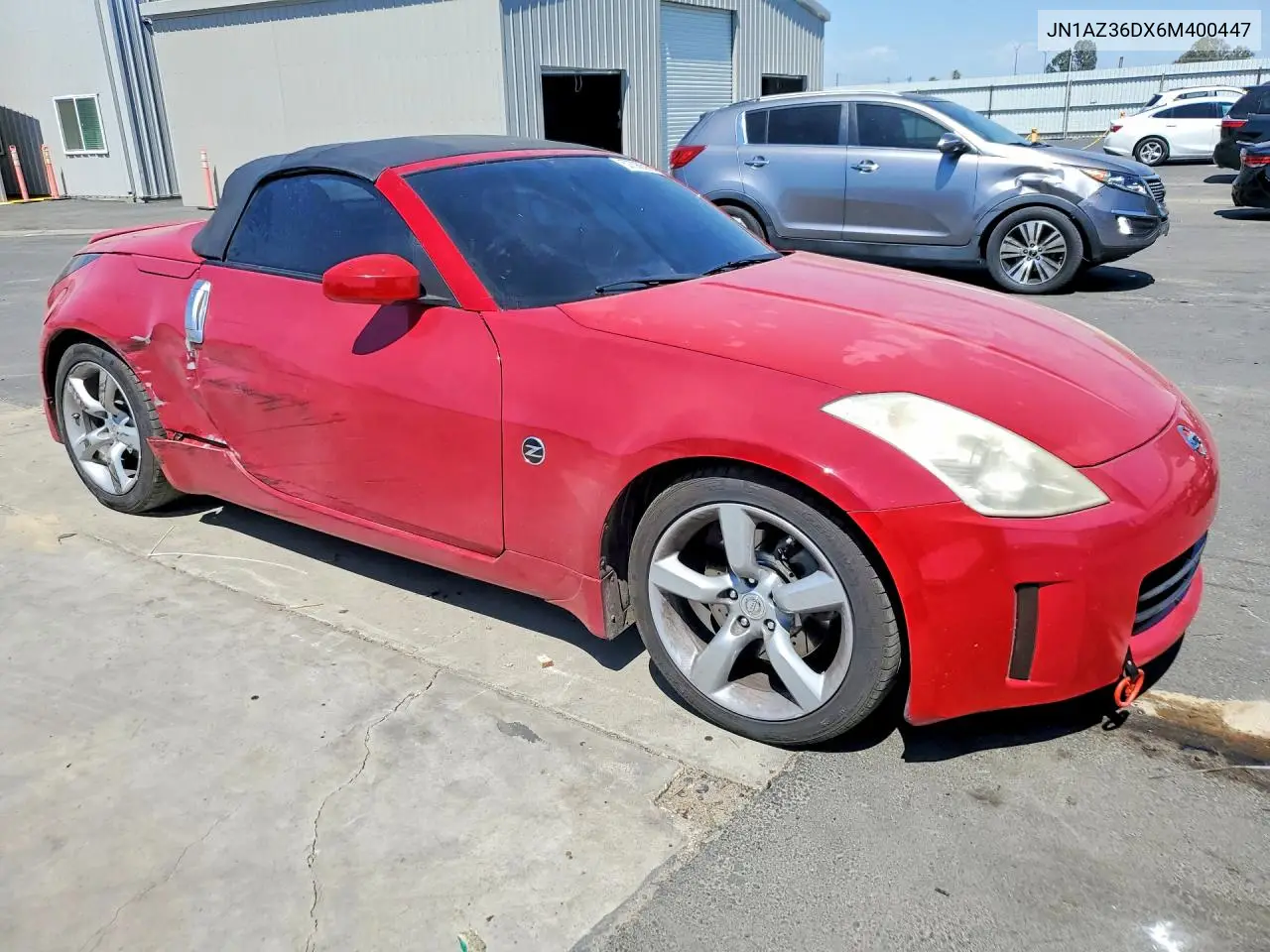 2006 Nissan 350Z Roadster VIN: JN1AZ36DX6M400447 Lot: 57390596