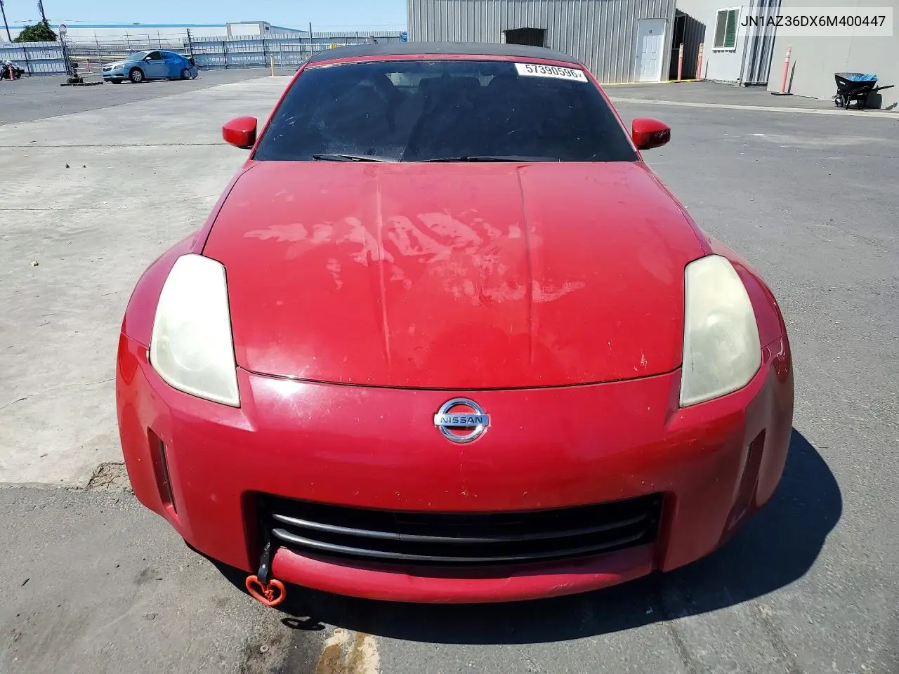 2006 Nissan 350Z Roadster VIN: JN1AZ36DX6M400447 Lot: 57390596