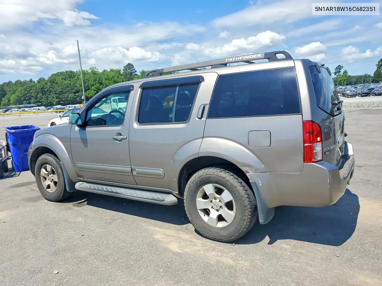 2006 Nissan Pathfinder S VIN: 5N1AR18W16C682351 Lot: 57466996