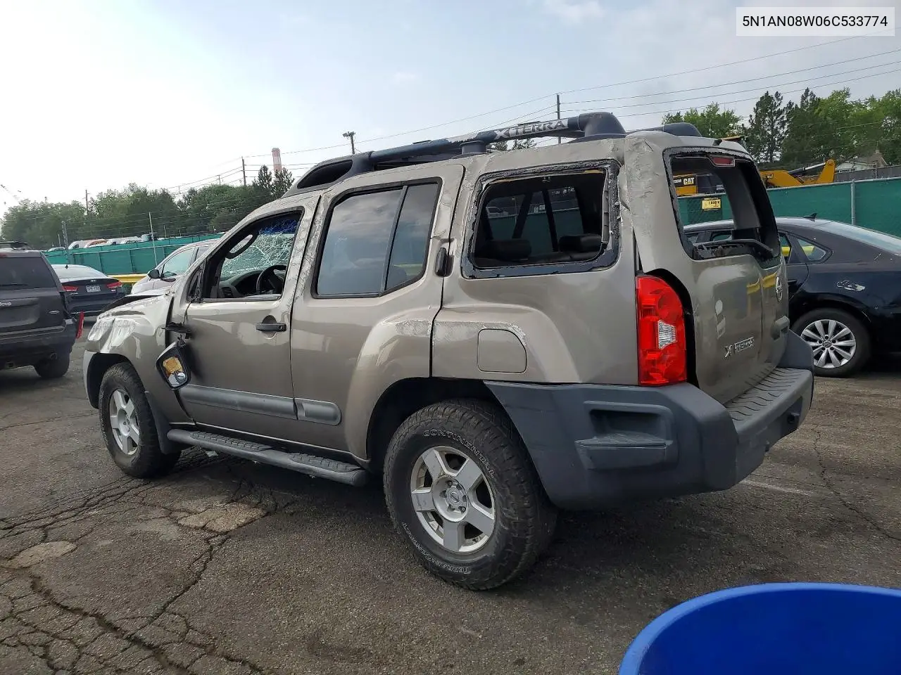 2006 Nissan Xterra X VIN: 5N1AN08W06C533774 Lot: 58749326
