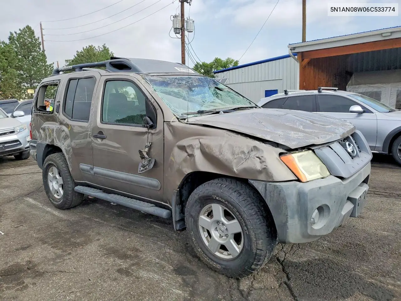 2006 Nissan Xterra X VIN: 5N1AN08W06C533774 Lot: 58749326