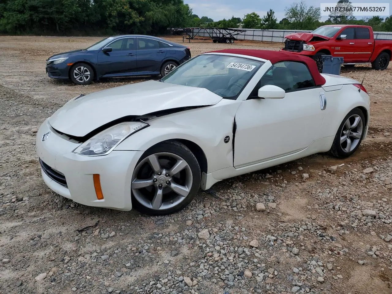2007 Nissan 350Z Roadster VIN: JN1BZ36A77M653267 Lot: 54784736