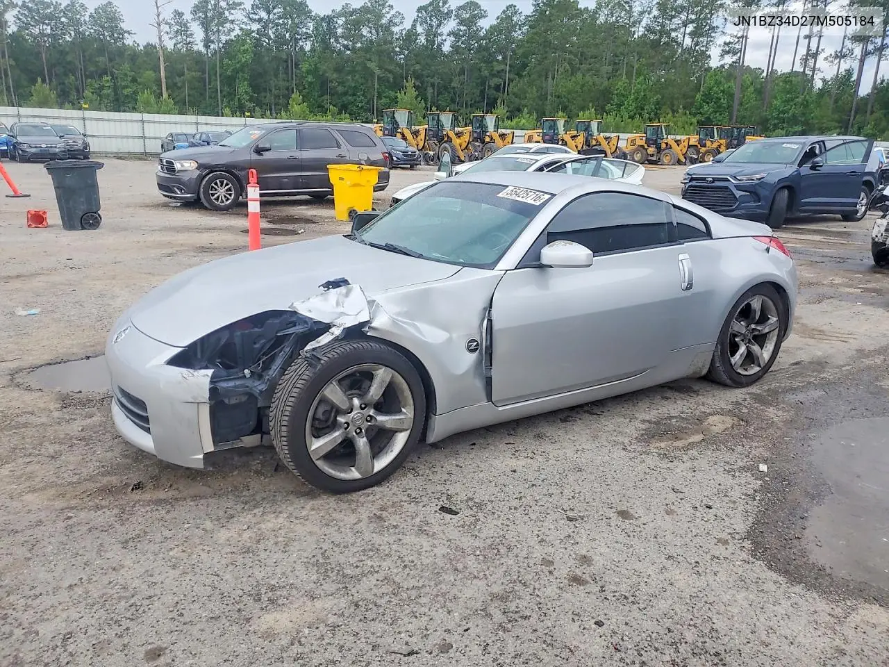 2007 Nissan 350Z Coupe VIN: JN1BZ34D27M505184 Lot: 55425716
