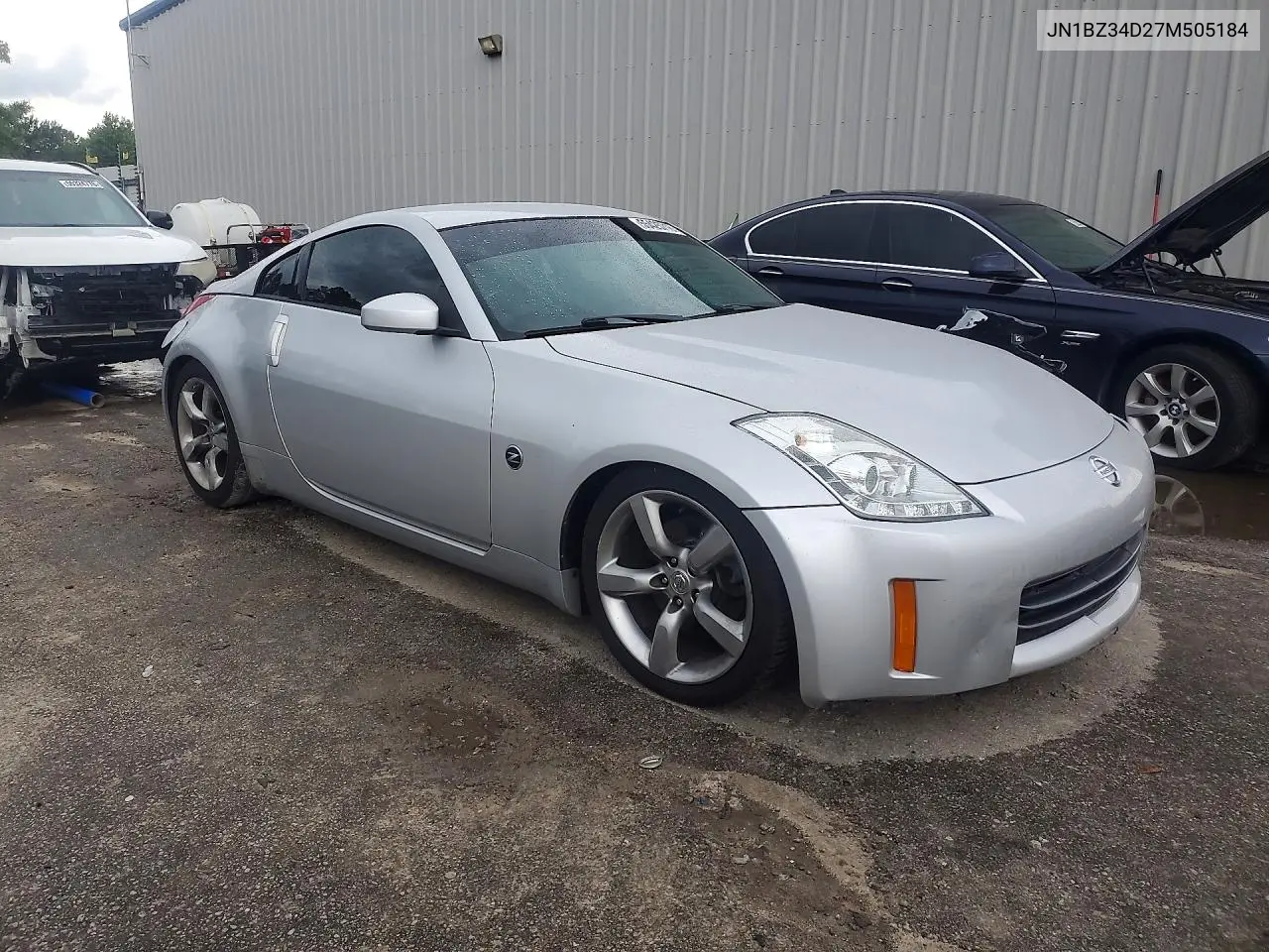 2007 Nissan 350Z Coupe VIN: JN1BZ34D27M505184 Lot: 55425716