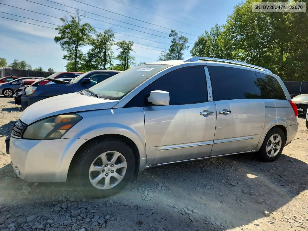 2007 Nissan Quest 3.5 VIN: 5N1BV28U47N132670 Lot: 56032506