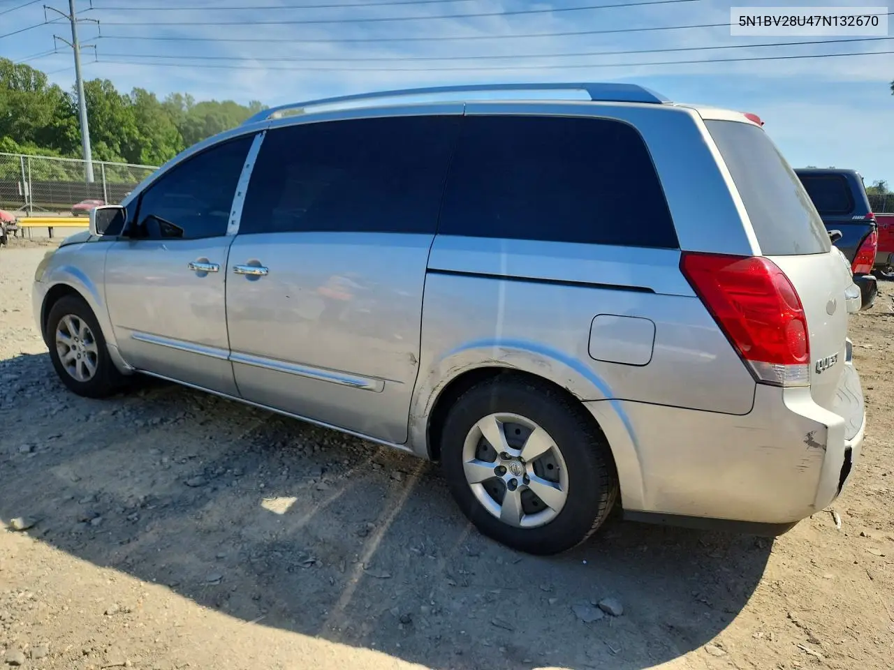 2007 Nissan Quest 3.5 VIN: 5N1BV28U47N132670 Lot: 56032506