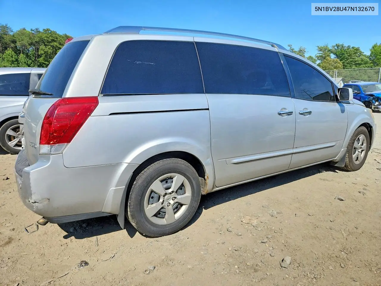 2007 Nissan Quest 3.5 VIN: 5N1BV28U47N132670 Lot: 56032506