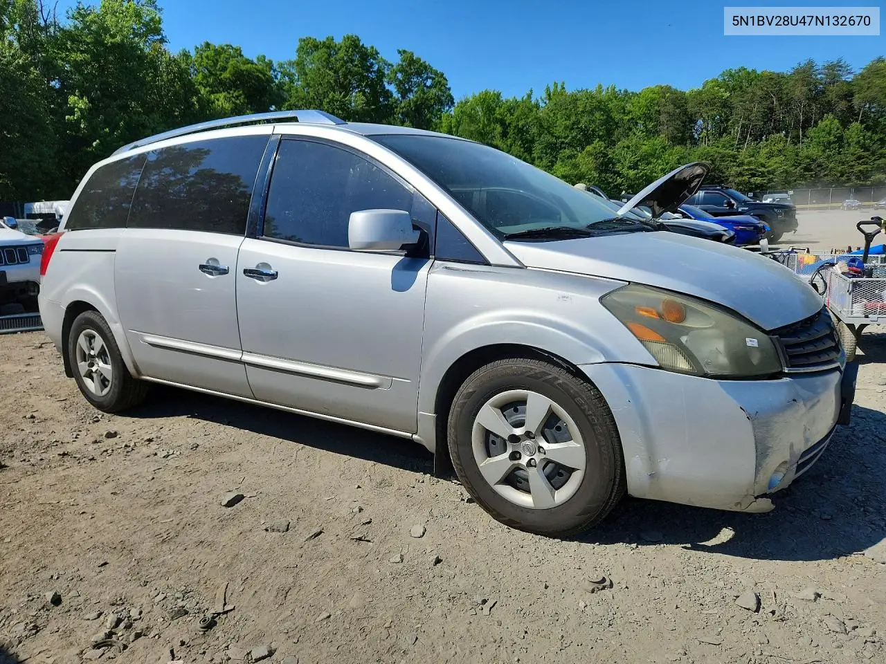 2007 Nissan Quest 3.5 VIN: 5N1BV28U47N132670 Lot: 56032506