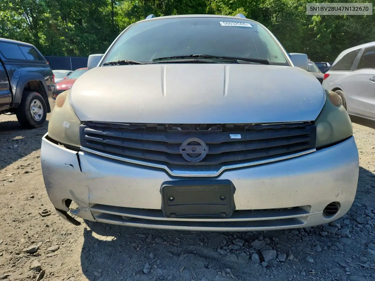 2007 Nissan Quest 3.5 VIN: 5N1BV28U47N132670 Lot: 56032506