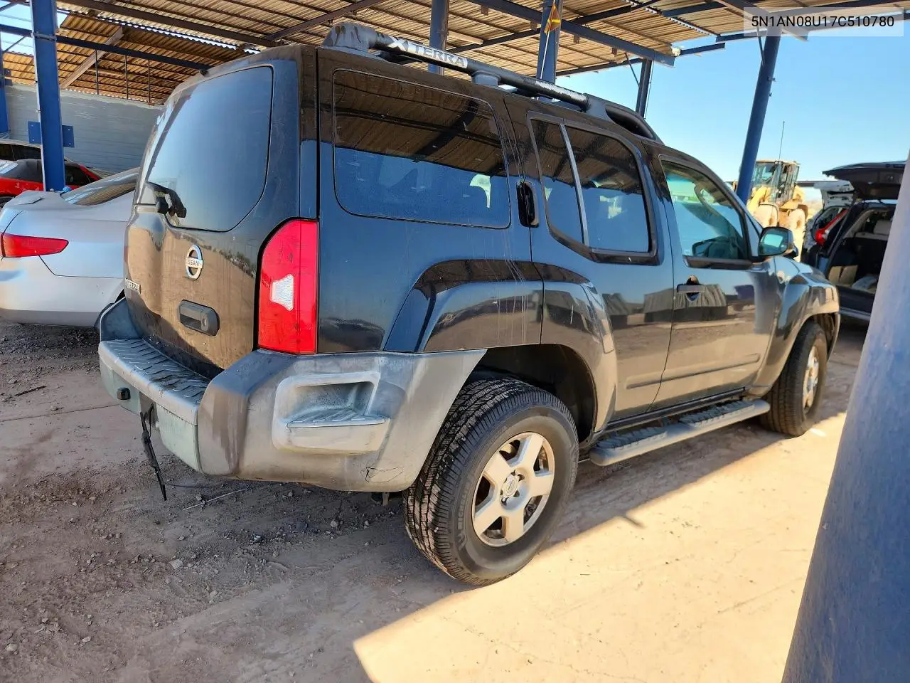 2007 Nissan Xterra X VIN: 5N1AN08U17C510780 Lot: 56539226