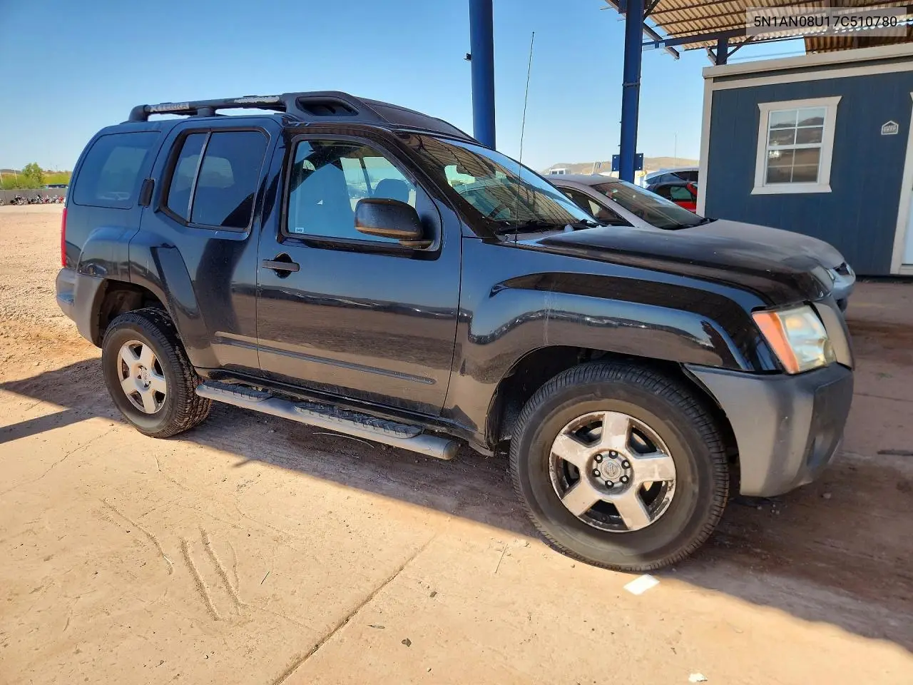 2007 Nissan Xterra X VIN: 5N1AN08U17C510780 Lot: 56539226