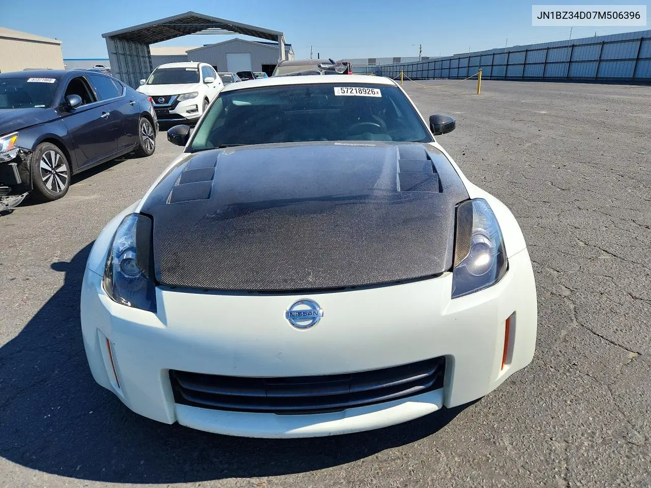 2007 Nissan 350Z VIN: JN1BZ34D07M506396 Lot: 57218926