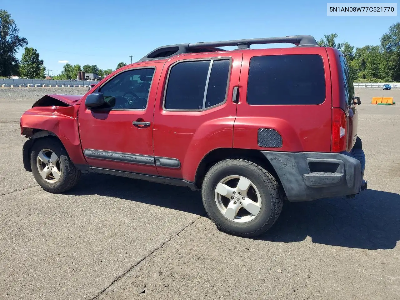 2007 Nissan Xterra X VIN: 5N1AN08W77C521770 Lot: 57352766