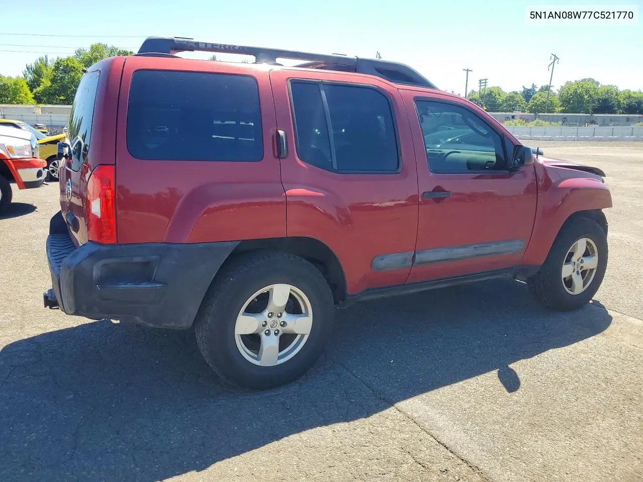 2007 Nissan Xterra X VIN: 5N1AN08W77C521770 Lot: 57352766