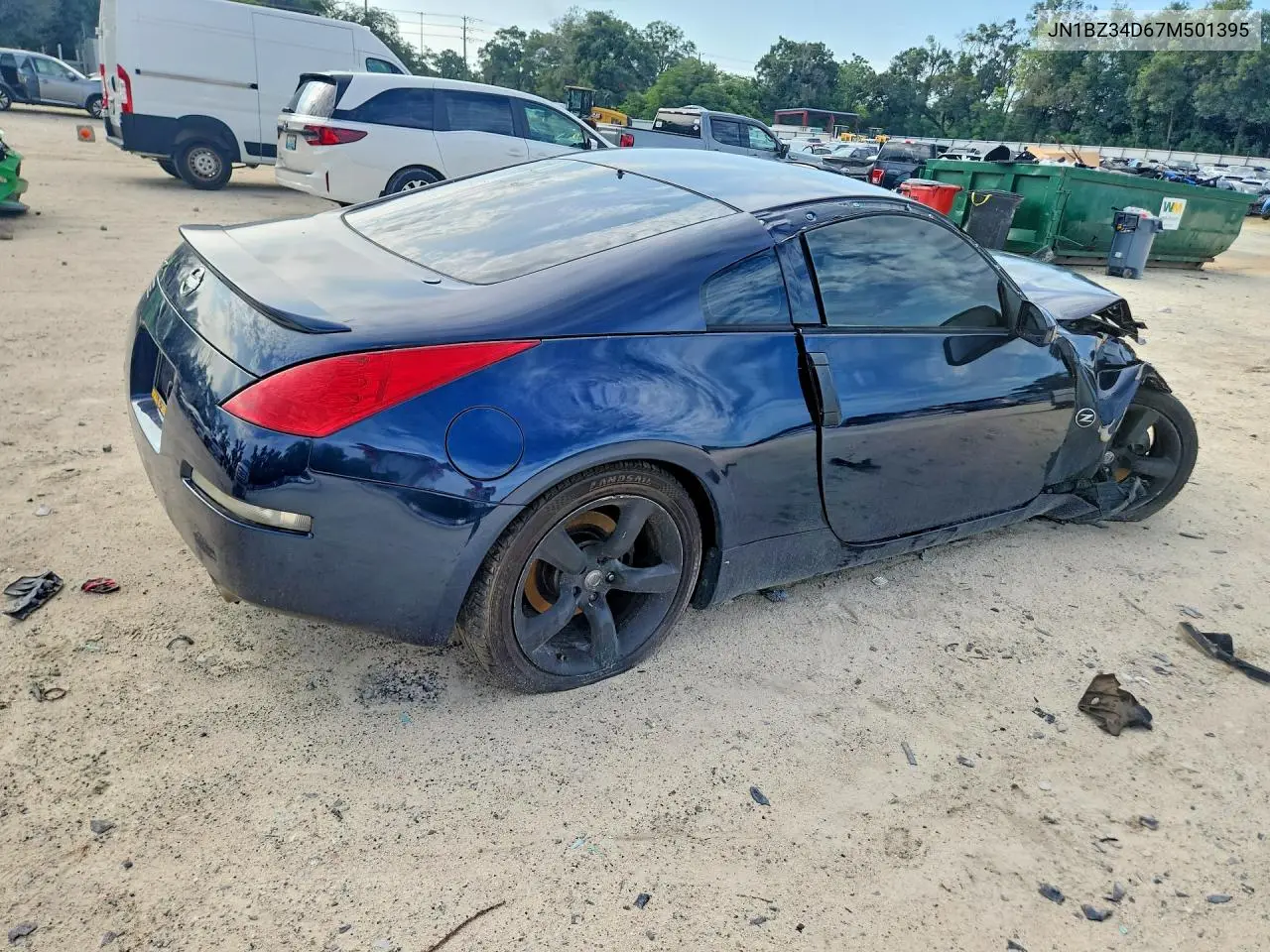 2007 Nissan 350Z Coupe VIN: JN1BZ34D67M501395 Lot: 57411096