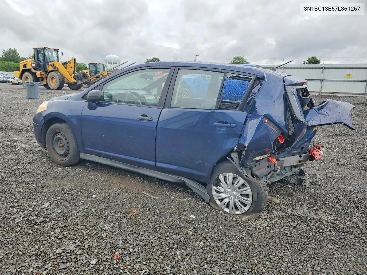 2007 Nissan Versa 1.8 S VIN: 3N1BC13E57L361267 Lot: 57870826