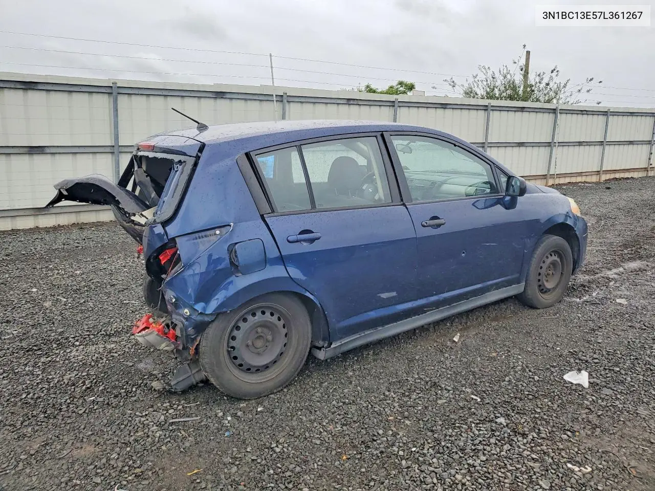 2007 Nissan Versa 1.8 S VIN: 3N1BC13E57L361267 Lot: 57870826