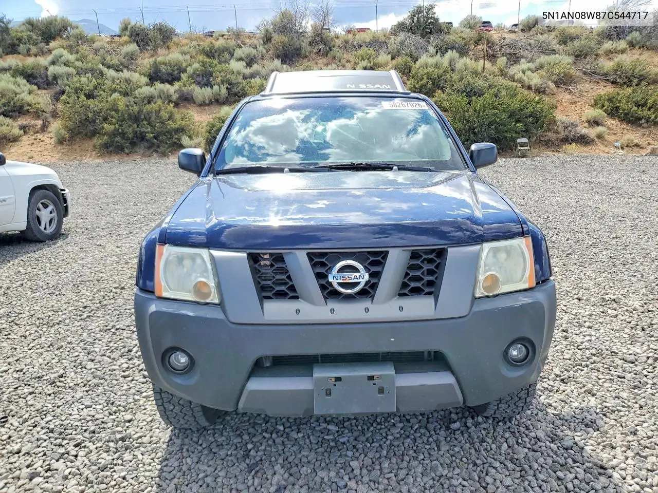 2007 Nissan Xterra X VIN: 5N1AN08W87C544717 Lot: 58267926