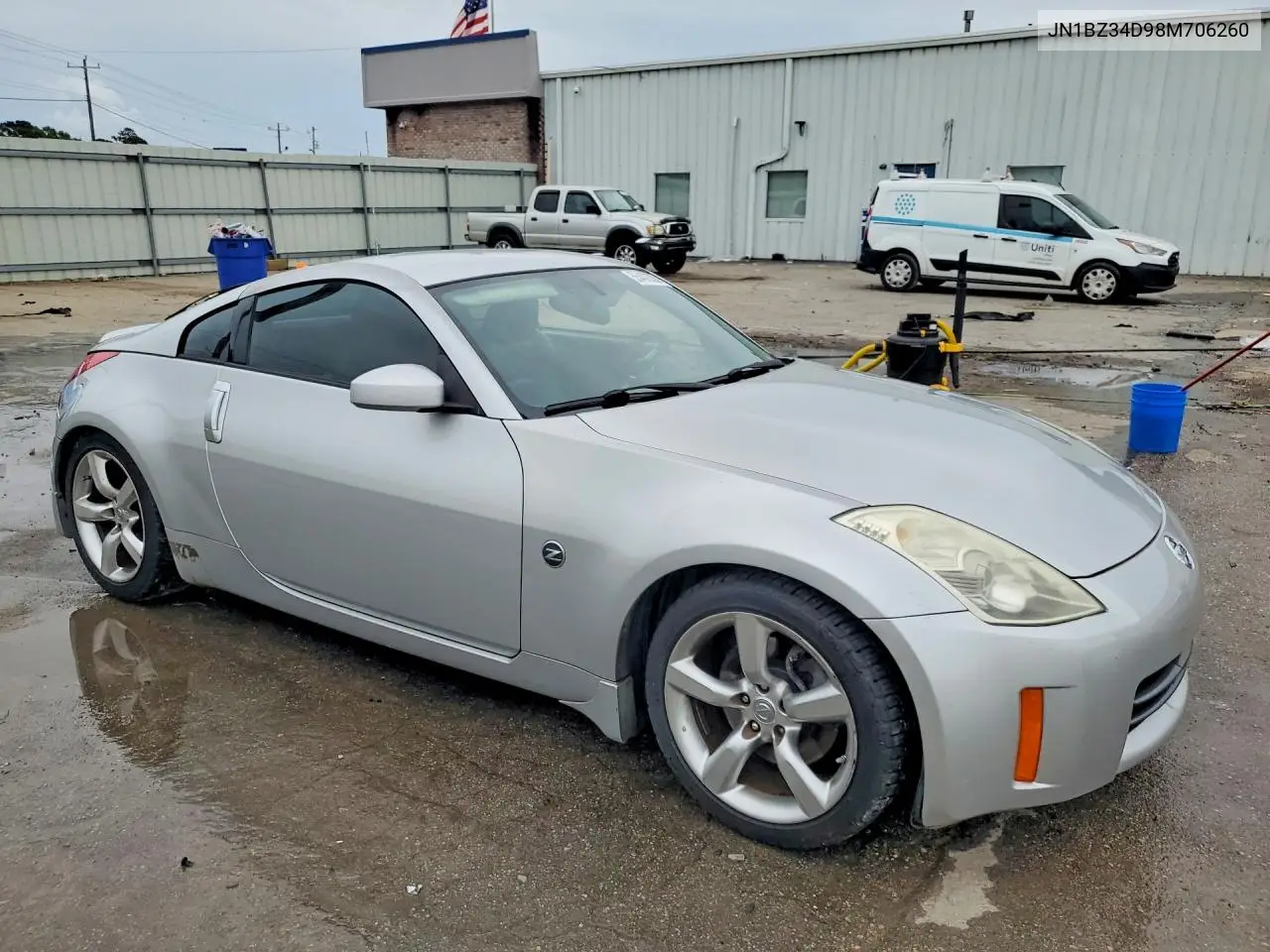 2008 Nissan 350Z Coupe VIN: JN1BZ34D98M706260 Lot: 55406336