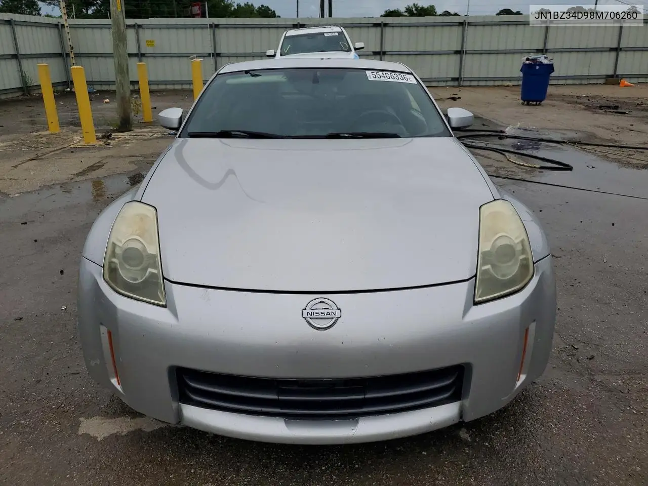 2008 Nissan 350Z Coupe VIN: JN1BZ34D98M706260 Lot: 55406336