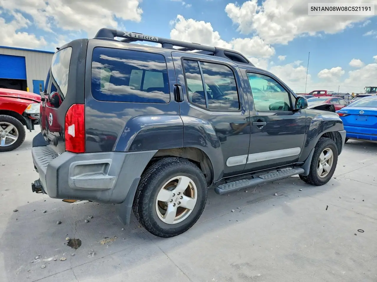 2008 Nissan Xterra X VIN: 5N1AN08W08C521191 Lot: 56846726