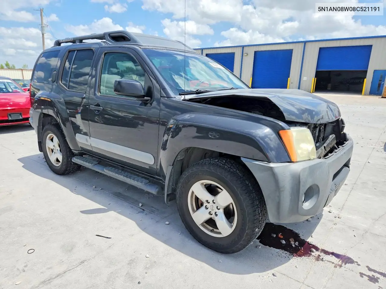 2008 Nissan Xterra X VIN: 5N1AN08W08C521191 Lot: 56846726