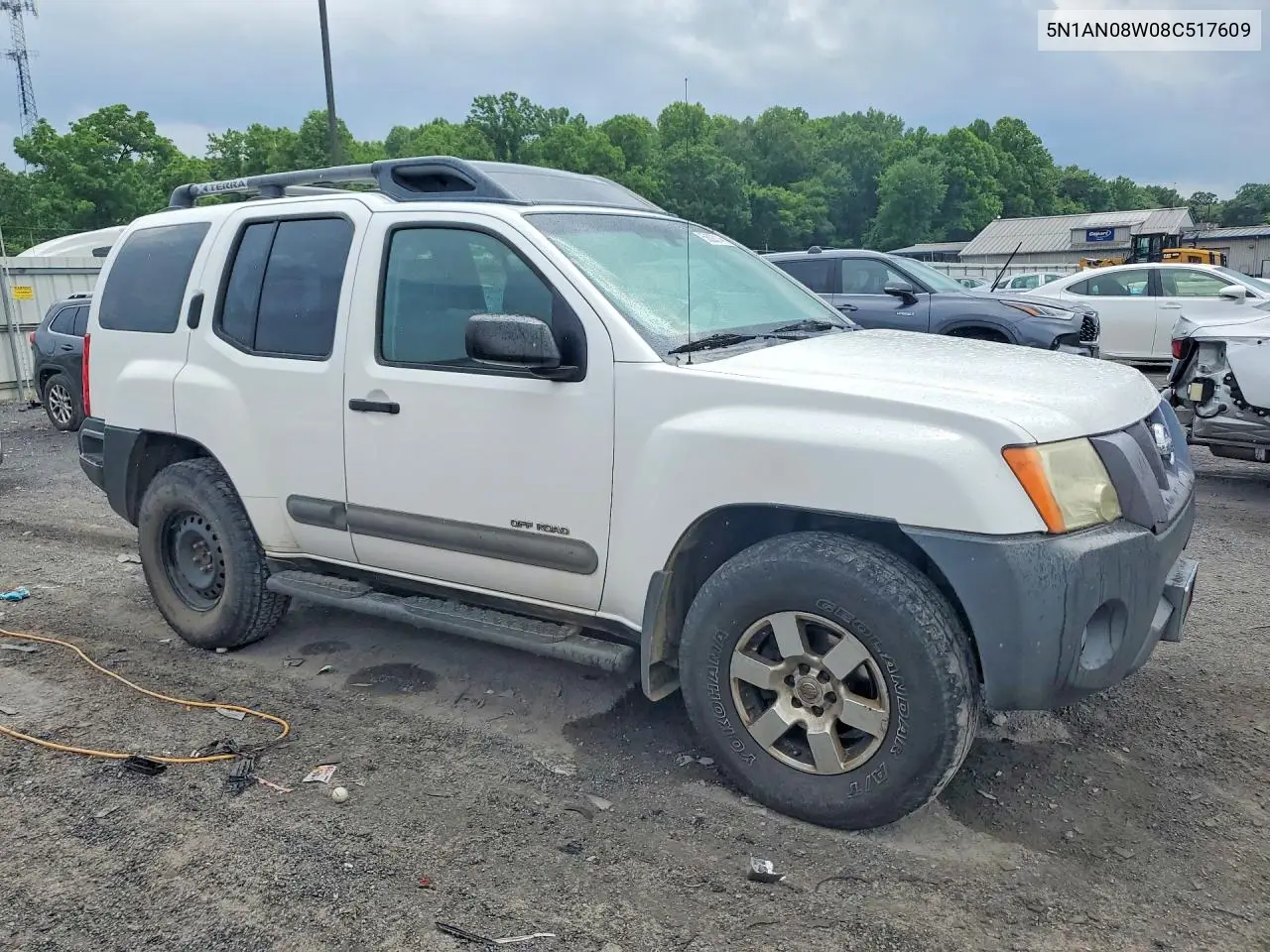 2008 Nissan Xterra X VIN: 5N1AN08W08C517609 Lot: 56883146