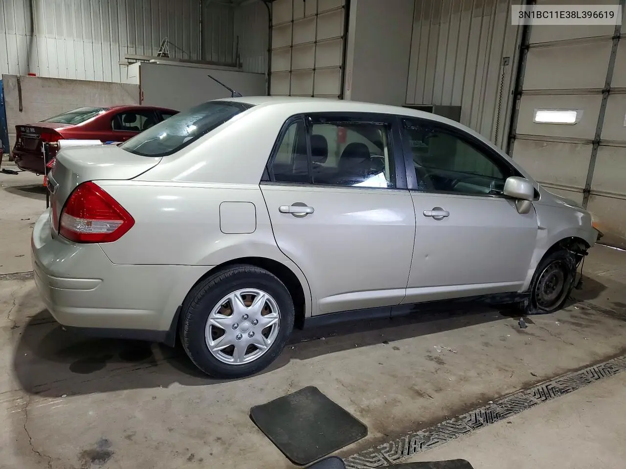 2008 Nissan Versa 1.8 S VIN: 3N1BC11E38L396619 Lot: 58463376