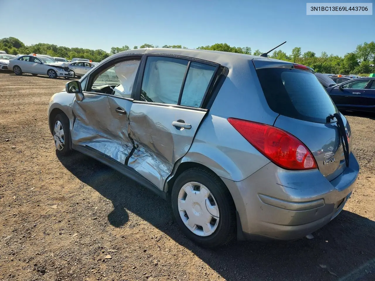 2009 Nissan Versa 1.8 S VIN: 3N1BC13E69L443706 Lot: 55893086