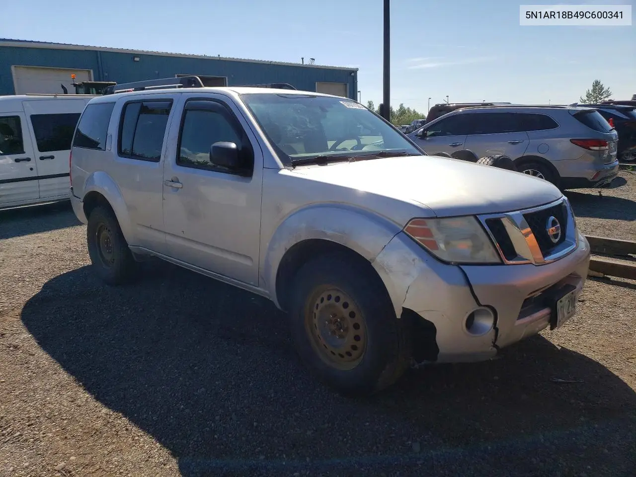 2009 Nissan Pathfinder S VIN: 5N1AR18B49C600341 Lot: 57077126