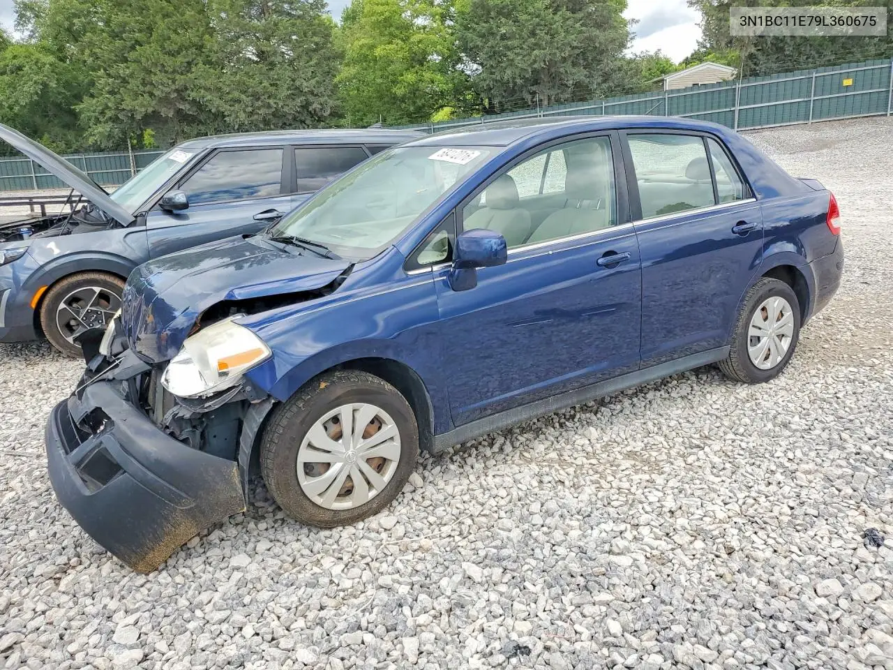 2009 Nissan Versa 1.8 S VIN: 3N1BC11E79L360675 Lot: 58412016