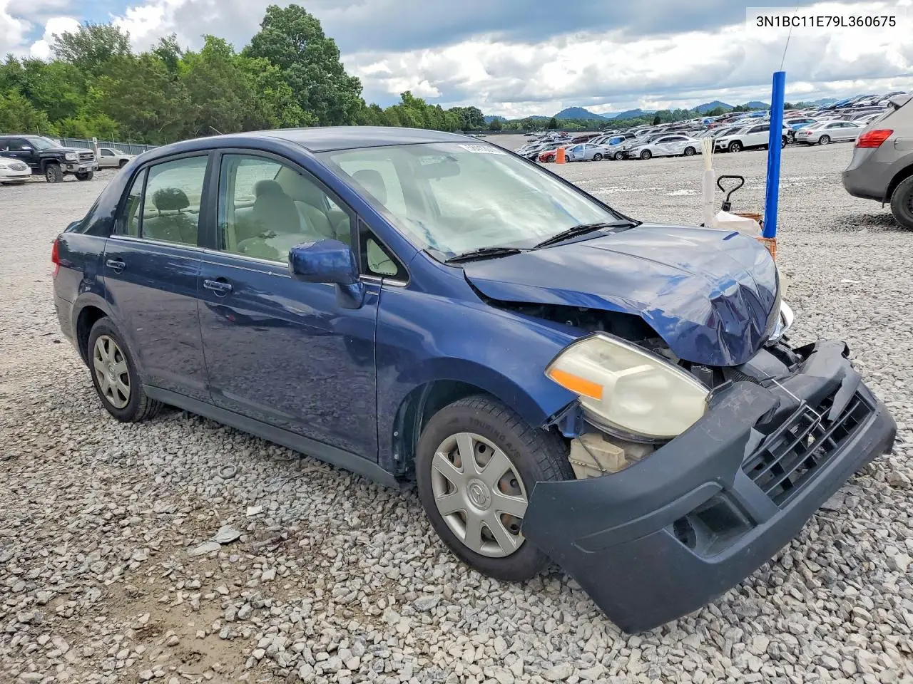 2009 Nissan Versa 1.8 S VIN: 3N1BC11E79L360675 Lot: 58412016