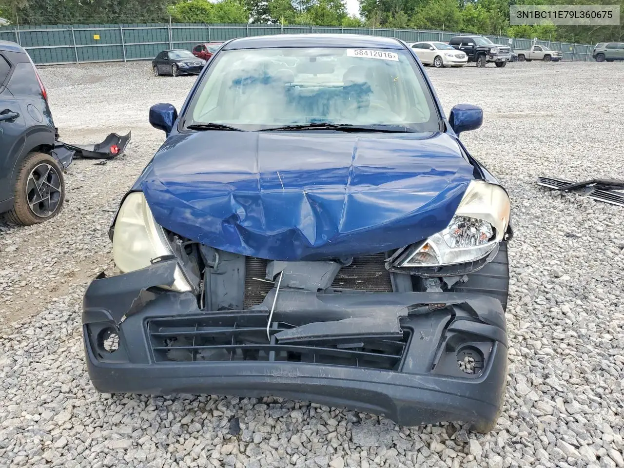 2009 Nissan Versa 1.8 S VIN: 3N1BC11E79L360675 Lot: 58412016