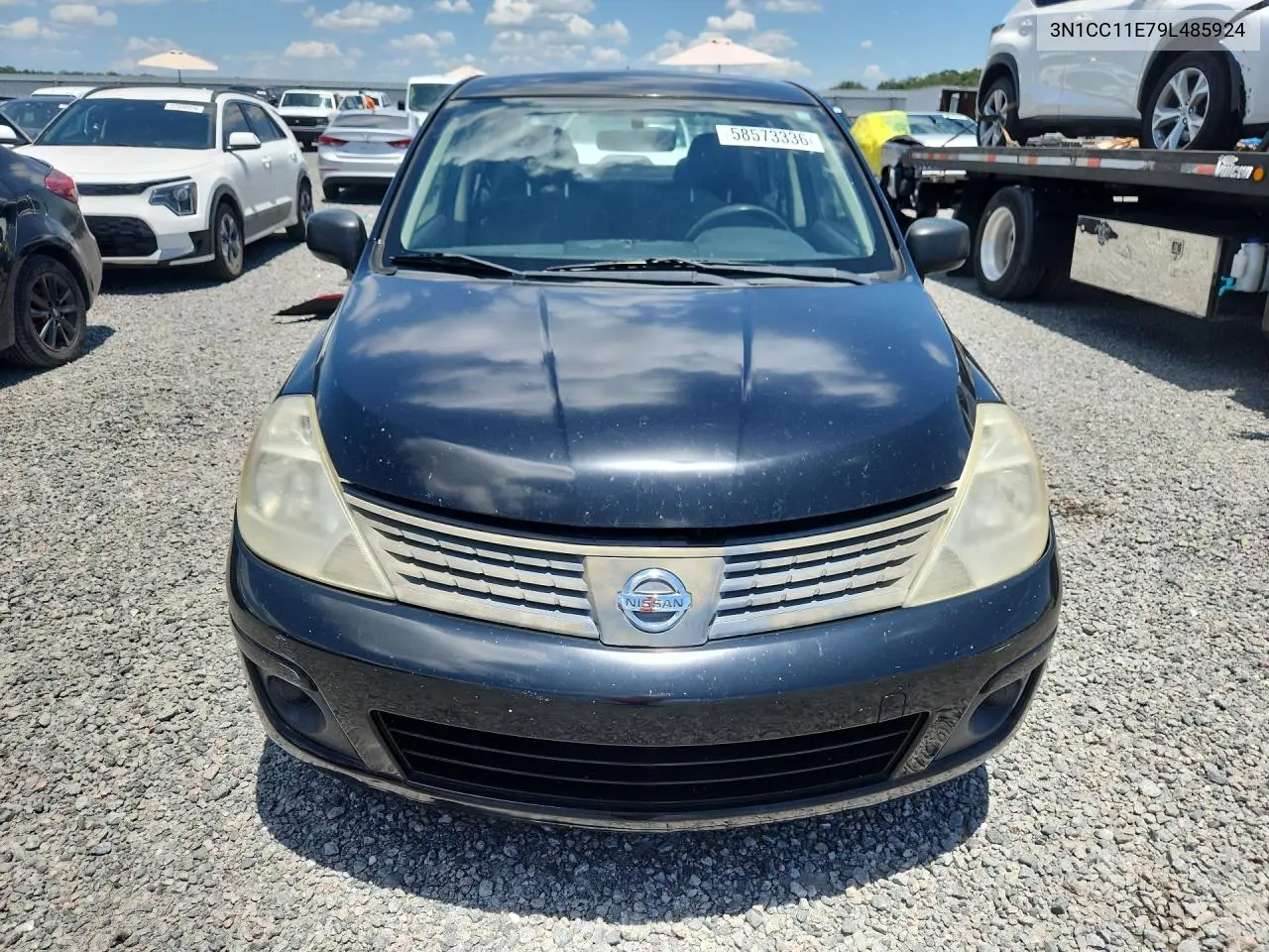 2009 Nissan Versa 1.6 Base VIN: 3N1CC11E79L485924 Lot: 58573336