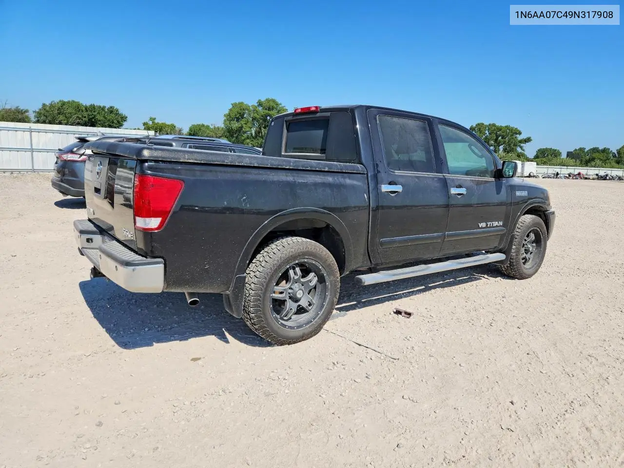 2009 Nissan Titan Xe VIN: 1N6AA07C49N317908 Lot: 58704896