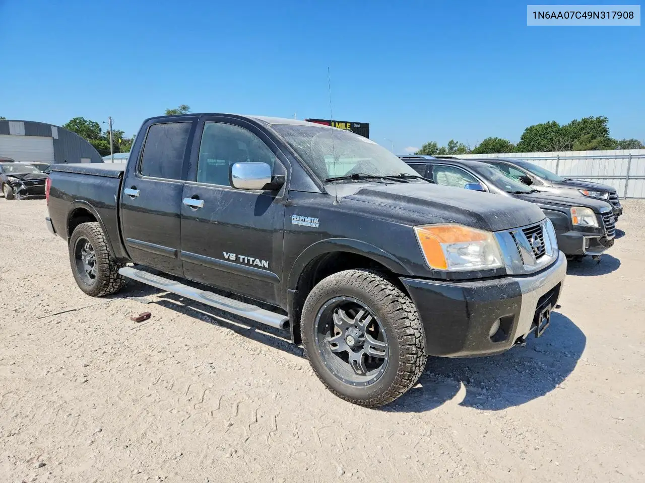 2009 Nissan Titan Xe VIN: 1N6AA07C49N317908 Lot: 58704896