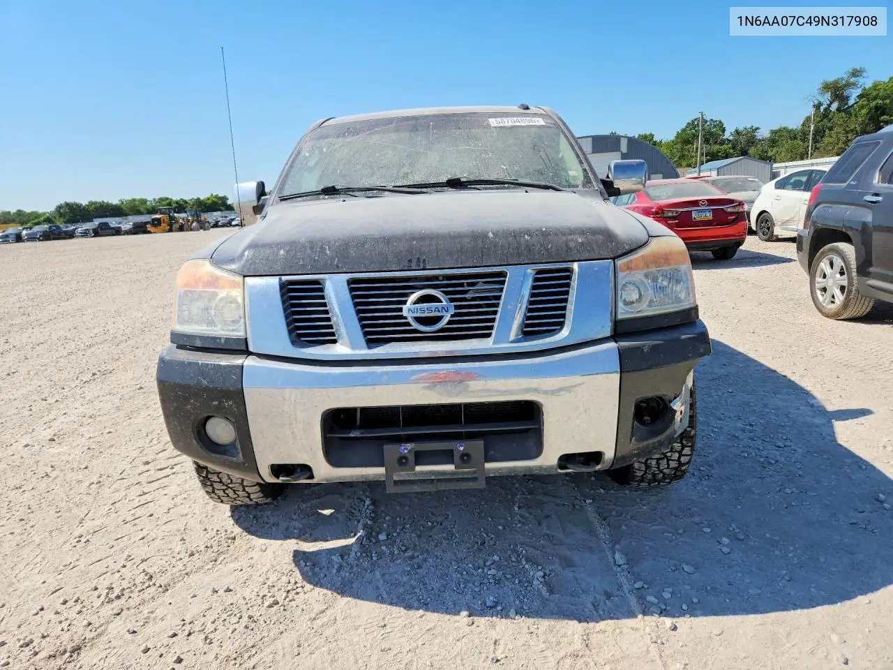 2009 Nissan Titan Xe VIN: 1N6AA07C49N317908 Lot: 58704896