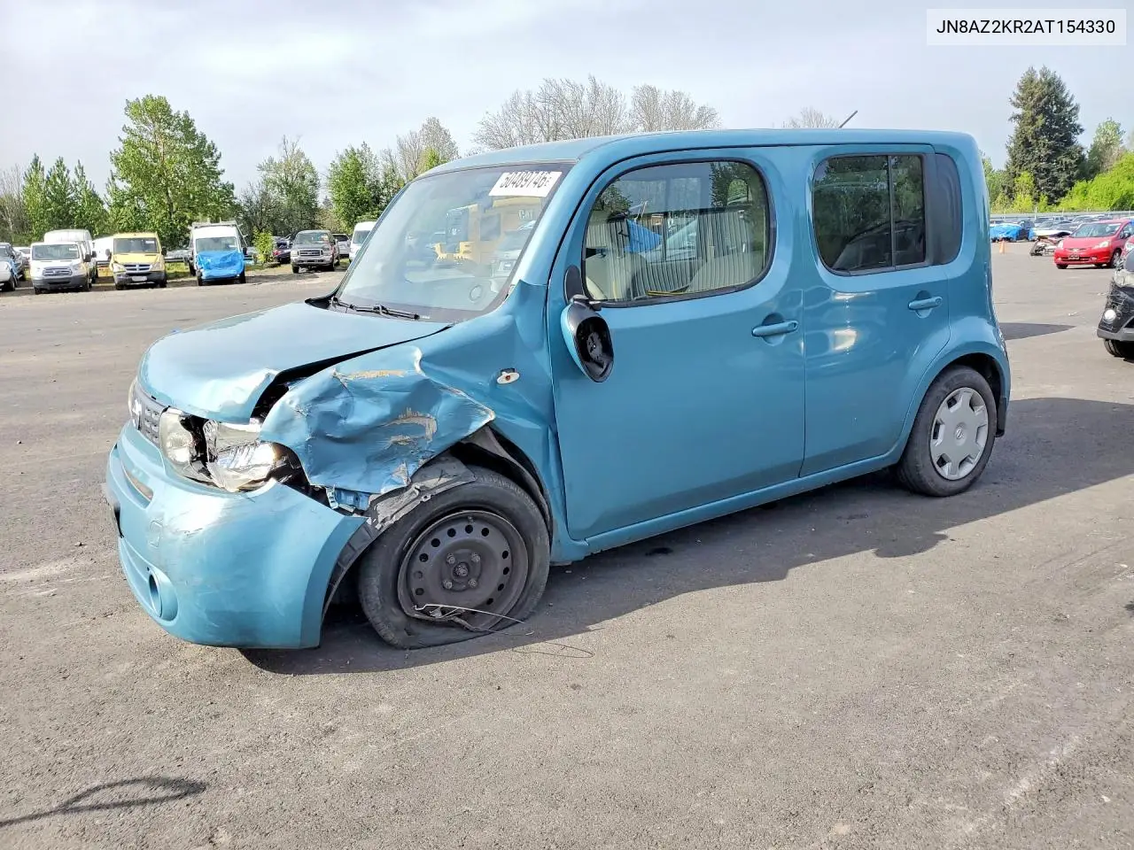 2010 Nissan Cube 1.8 VIN: JN8AZ2KR2AT154330 Lot: 50489746
