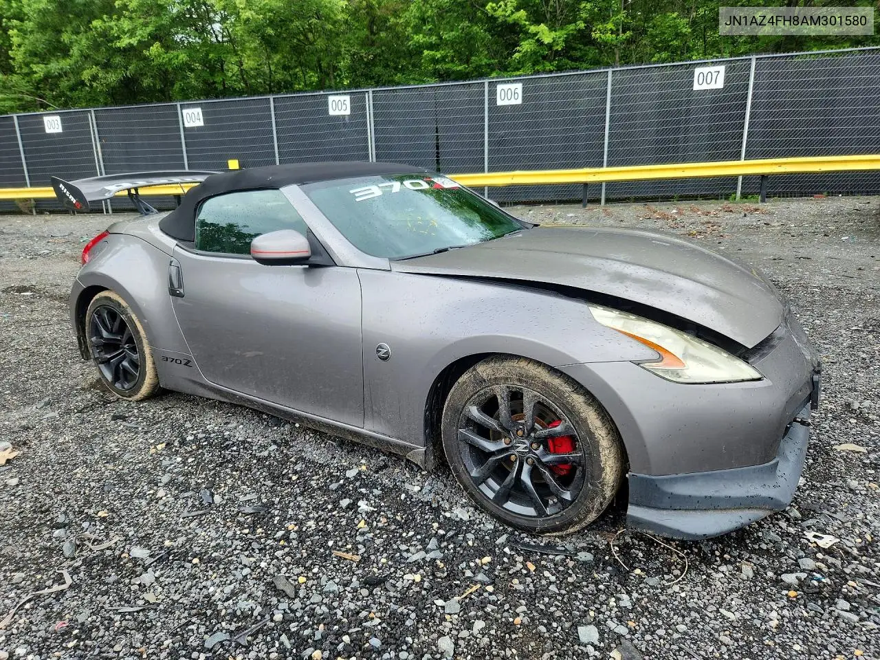 2010 Nissan 370Z Roadster VIN: JN1AZ4FH8AM301580 Lot: 54915286