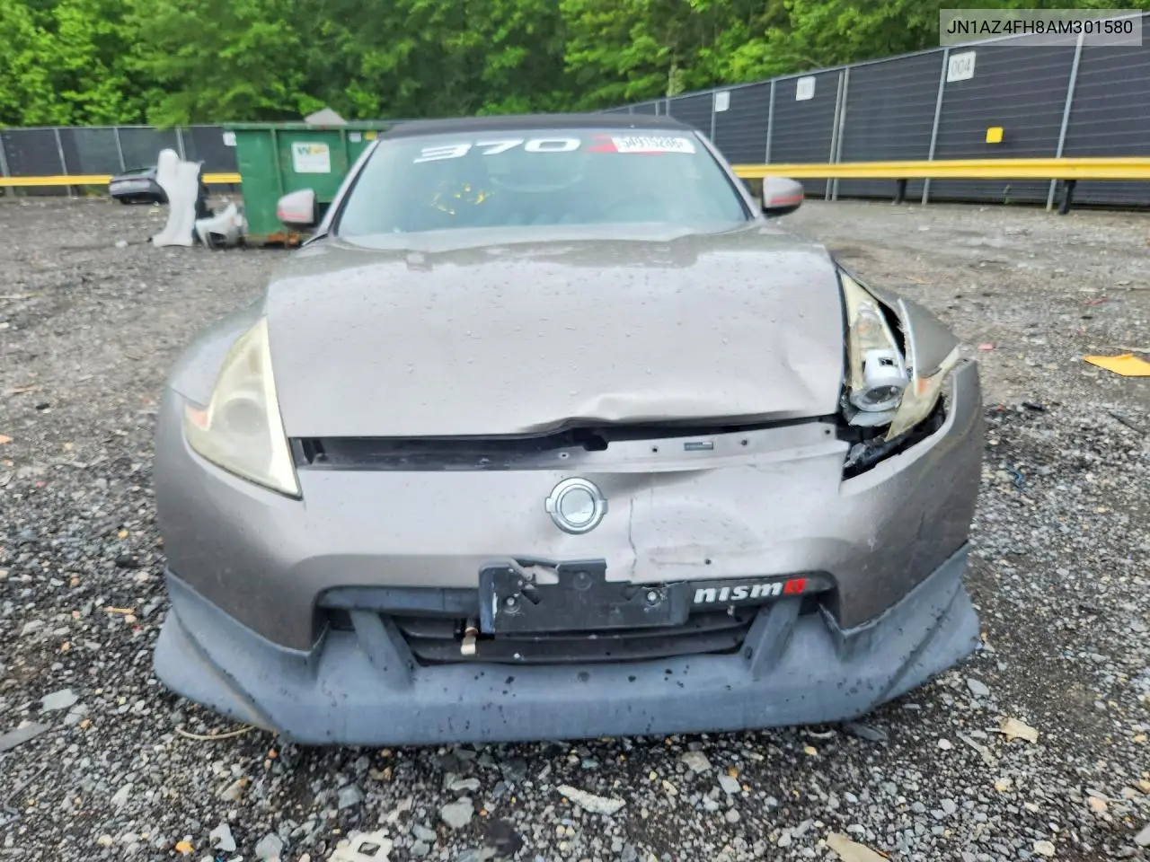 2010 Nissan 370Z Roadster VIN: JN1AZ4FH8AM301580 Lot: 54915286