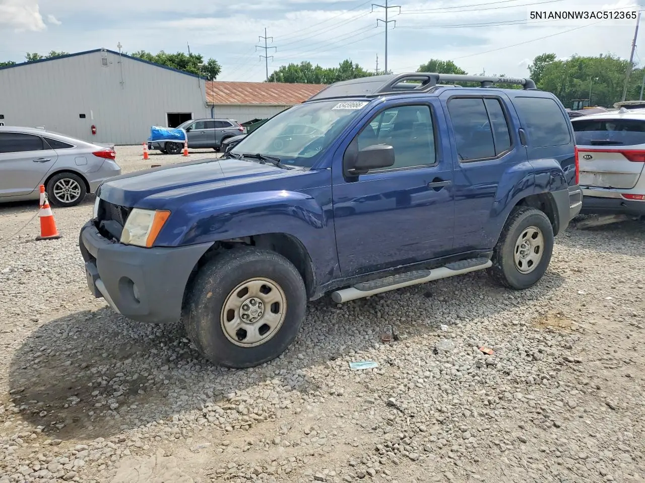 2010 Nissan Xterra X VIN: 5N1AN0NW3AC512365 Lot: 55459666