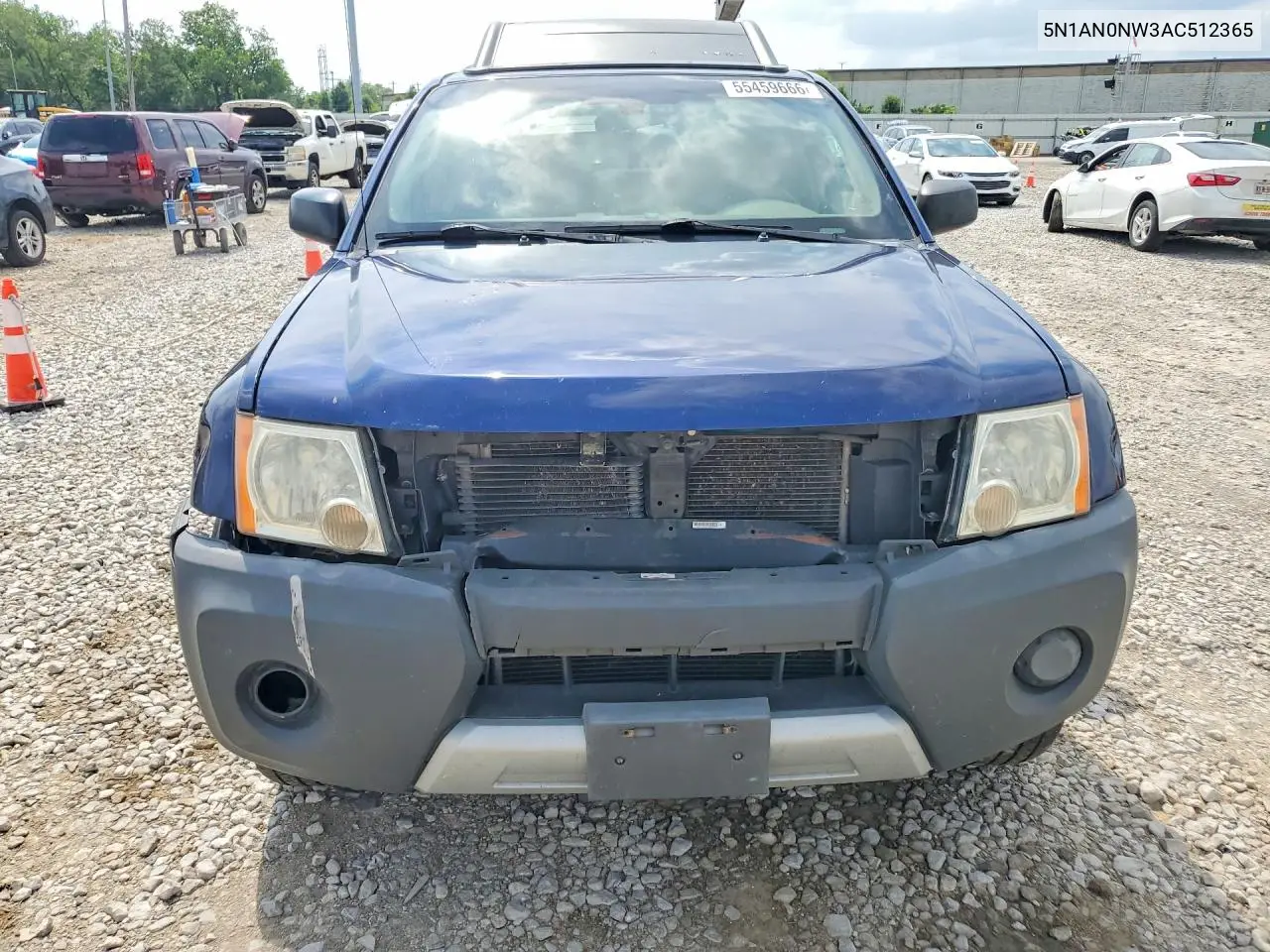 2010 Nissan Xterra X VIN: 5N1AN0NW3AC512365 Lot: 55459666