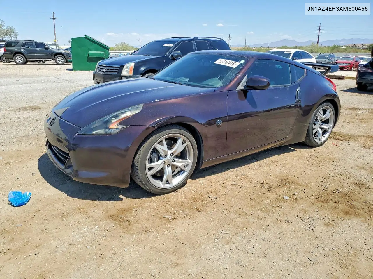 2010 Nissan 370Z Base VIN: JN1AZ4EH3AM500456 Lot: 56719416