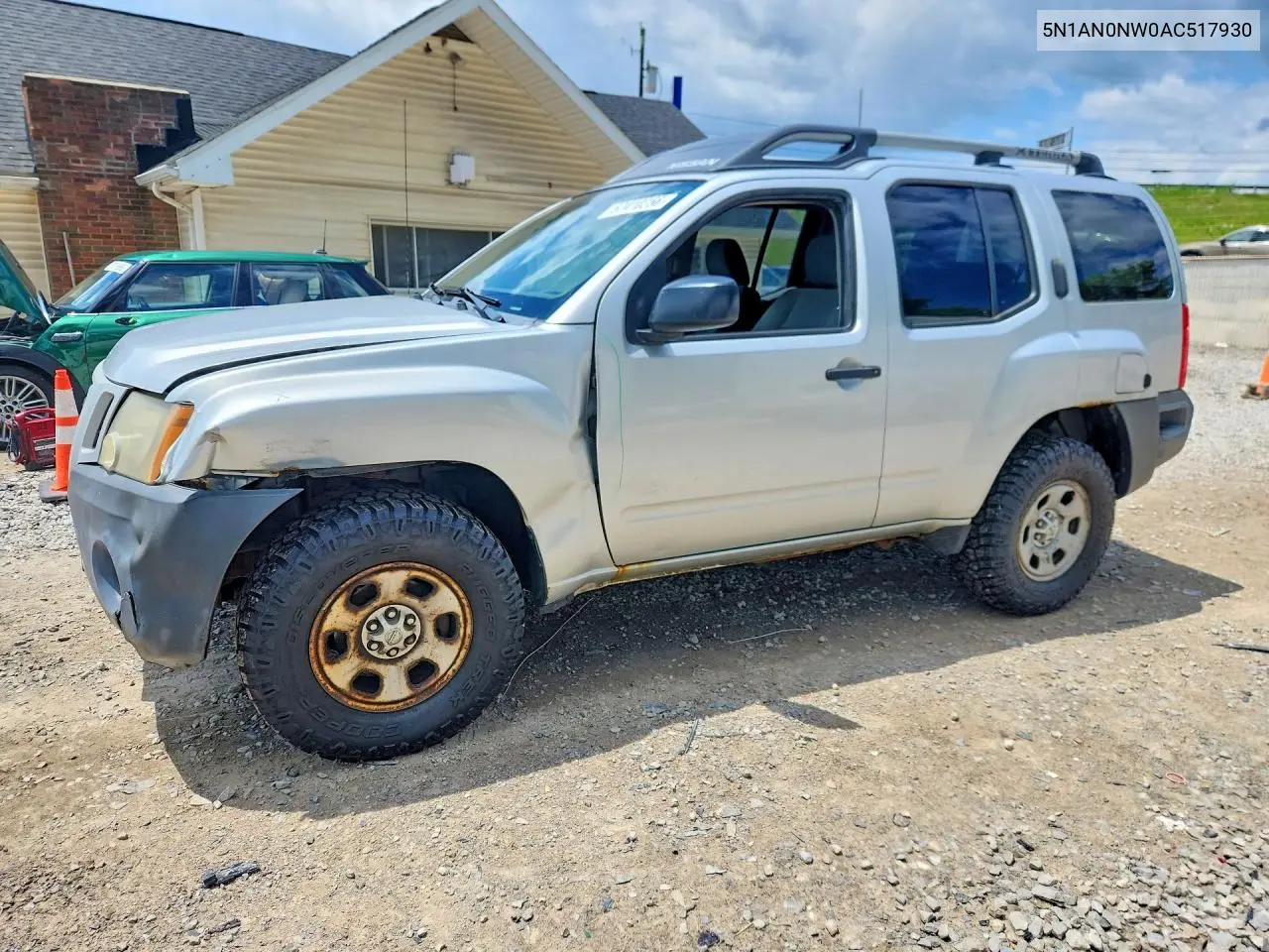 2010 Nissan Xterra X VIN: 5N1AN0NW0AC517930 Lot: 57410356
