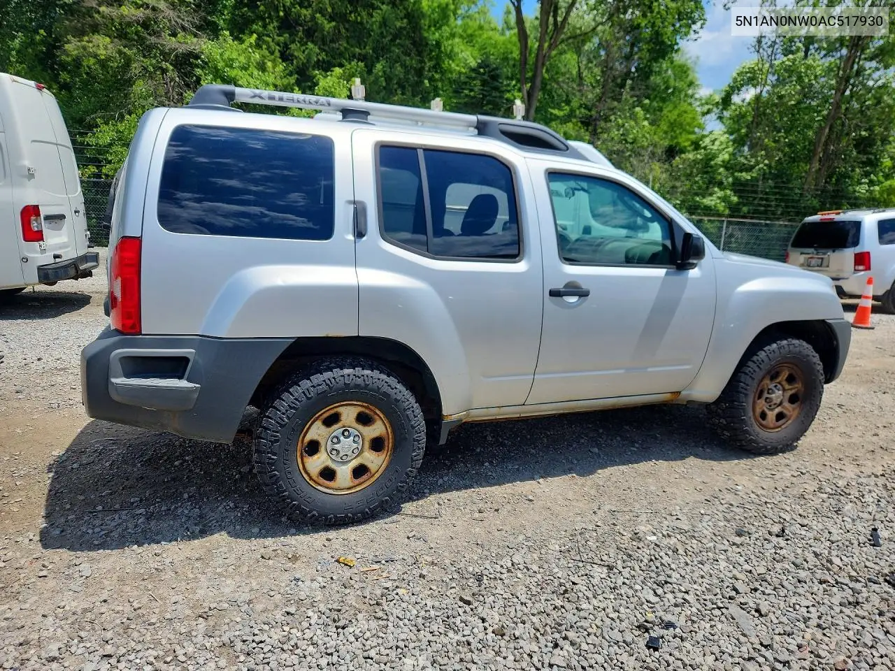 2010 Nissan Xterra X VIN: 5N1AN0NW0AC517930 Lot: 57410356