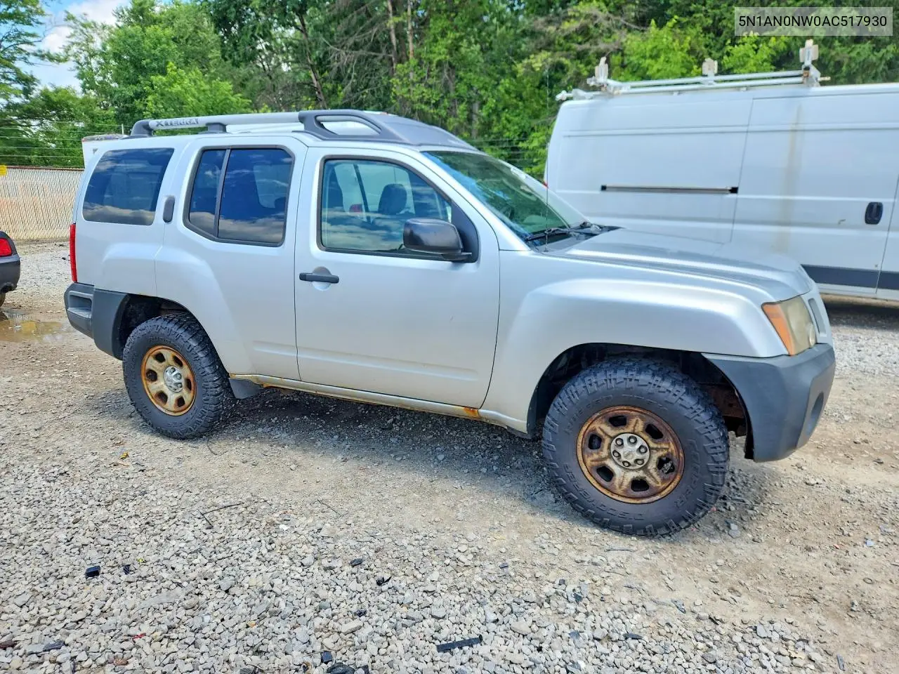 2010 Nissan Xterra X VIN: 5N1AN0NW0AC517930 Lot: 57410356
