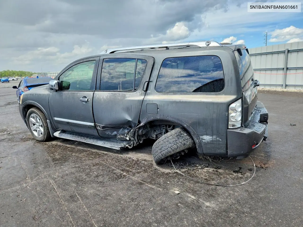 2010 Nissan Armada Platinum VIN: 5N1BA0NF8AN601661 Lot: 57620286