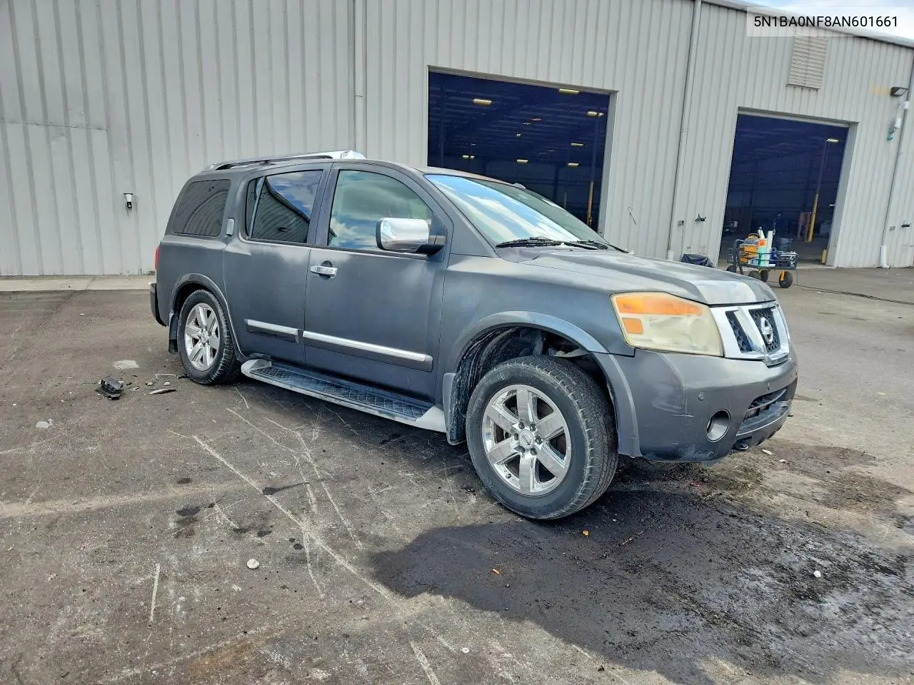 2010 Nissan Armada Platinum VIN: 5N1BA0NF8AN601661 Lot: 57620286