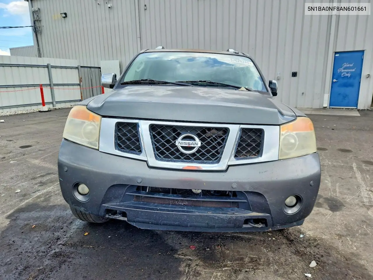 2010 Nissan Armada Platinum VIN: 5N1BA0NF8AN601661 Lot: 57620286